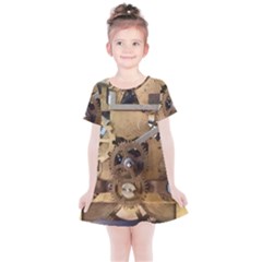 Hazy Time Kids  Simple Cotton Dress