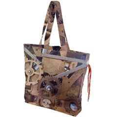 Hazy Time Drawstring Tote Bag