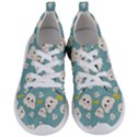 Cute Kawaii Popcorn pattern Women s Lightweight Sports Shoes View1