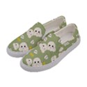 Cute Kawaii Popcorn pattern Women s Canvas Slip Ons View2