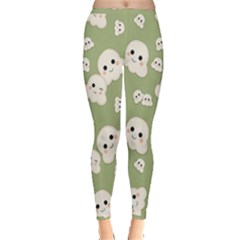 Cute Kawaii Popcorn Pattern Inside Out Leggings