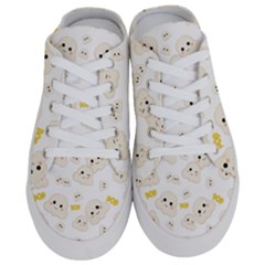 Cute Kawaii Popcorn Pattern Half Slippers