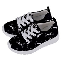 Cute Black Cat Pattern Kids  Lightweight Sports Shoes