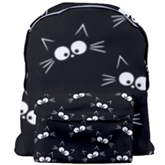 Cute Black Cat Pattern Giant Full Print Backpack