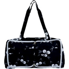 Cute Black Cat Pattern Multi Function Bag