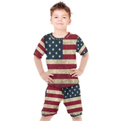 Vintage American Flag Kid s Set