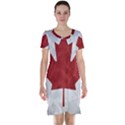 Canada Grunge Flag Short Sleeve Nightdress View1