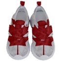 Canada Grunge Flag Velcro Strap Shoes View1