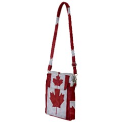 Canada Grunge Flag Multi Function Travel Bag by Valentinaart