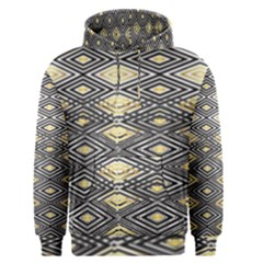 Gold Triangles And Black Pattern By Flipstylez Designs Men s Pullover Hoodie