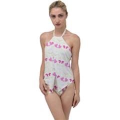 Tiny Heart And Flowers By Flipstylez Designs Go With The Flow One Piece Swimsuit