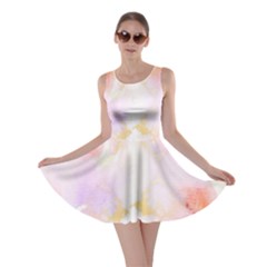 Beautiful Pastel Marble Gold Design By Flipstylez Designs Skater Dress by flipstylezfashionsLLC