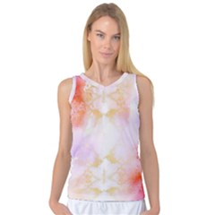 Beautiful Pastel Marble Gold Design By Flipstylez Designs Women s Basketball Tank Top by flipstylezfashionsLLC