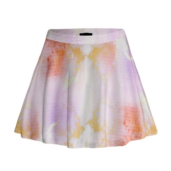 Beautiful Pastel marble gold design By FlipStylez Designs Mini Flare Skirt