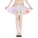 Beautiful Pastel marble gold design By FlipStylez Designs Mini Flare Skirt View3