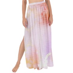 Beautiful Pastel Marble Gold Design By Flipstylez Designs Maxi Chiffon Tie-up Sarong by flipstylezfashionsLLC