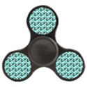 Vintage Camera Chevron Aqua Finger Spinner View1