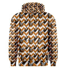 Vintage Camera Chevron Orange Men s Pullover Hoodie by snowwhitegirl