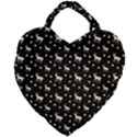 Deer Dots Brown Giant Heart Shaped Tote View2