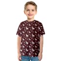 Deer Dots Red Kids  Sport Mesh Tee View1