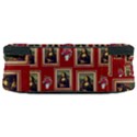 Mona Lisa Frame Pattern Red Full Print Lunch Bag View5