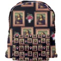 Mona Lisa Frame Pattern Giant Full Print Backpack View1