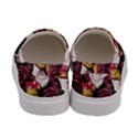 Mona Lisa Floral Black Women s Canvas Slip Ons View4