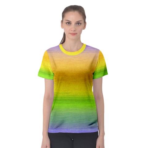 Ombre Women s Sport Mesh Tee by Valentinaart