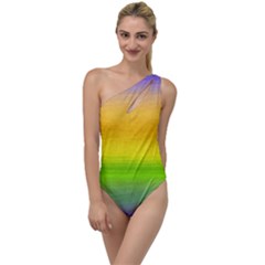 Ombre To One Side Swimsuit