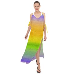 Ombre Maxi Chiffon Cover Up Dress