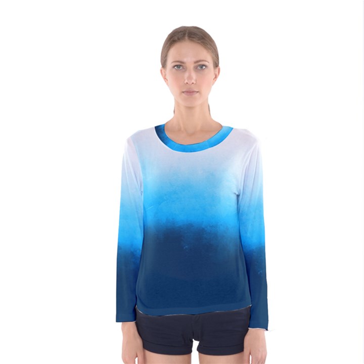 Ombre Women s Long Sleeve Tee