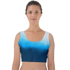 Ombre Velvet Crop Top