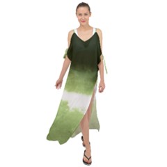 Ombre Maxi Chiffon Cover Up Dress