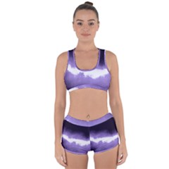 Ombre Racerback Boyleg Bikini Set by Valentinaart