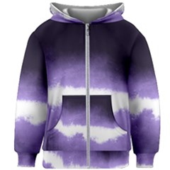 Ombre Kids Zipper Hoodie Without Drawstring by Valentinaart