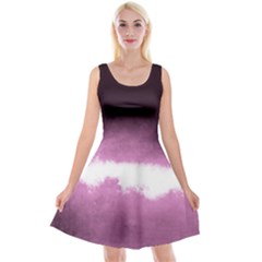 Ombre Reversible Velvet Sleeveless Dress