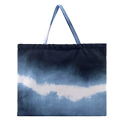 Ombre Zipper Large Tote Bag by Valentinaart