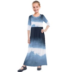 Ombre Kids  Quarter Sleeve Maxi Dress