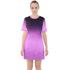 Ombre Sixties Short Sleeve Mini Dress by Valentinaart