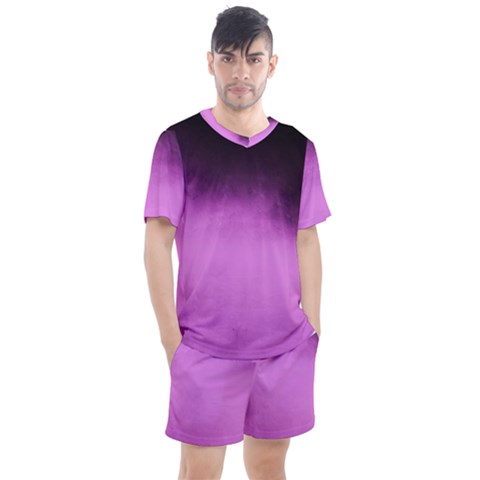 Ombre Men s Mesh Tee And Shorts Set by Valentinaart