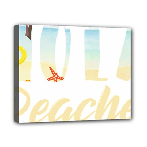 Hola Beaches 3391 Trimmed Canvas 10  X 8  (stretched)