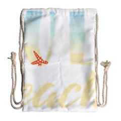 Hola Beaches 3391 Trimmed Drawstring Bag (large) by mattnz