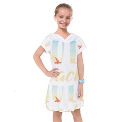 Hola Beaches 3391 Trimmed Kids  Drop Waist Dress by mattnz