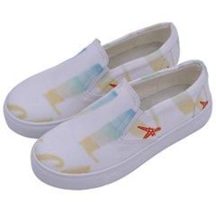 Hola Beaches 3391 Trimmed Kids  Canvas Slip Ons by mattnz