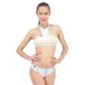 Hola Beaches 3391 Trimmed High Neck Bikini Set View1