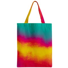 Ombre Zipper Classic Tote Bag by Valentinaart