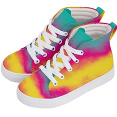 Ombre Kid s Hi-top Skate Sneakers by Valentinaart