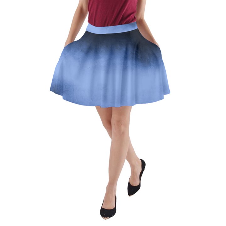 Ombre A-Line Pocket Skirt