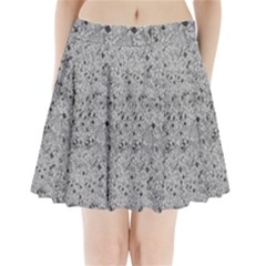 Cracked Texture Abstract Print Pleated Mini Skirt by dflcprints