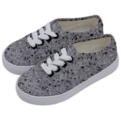 Cracked Texture Abstract Print Kids  Classic Low Top Sneakers by dflcprints